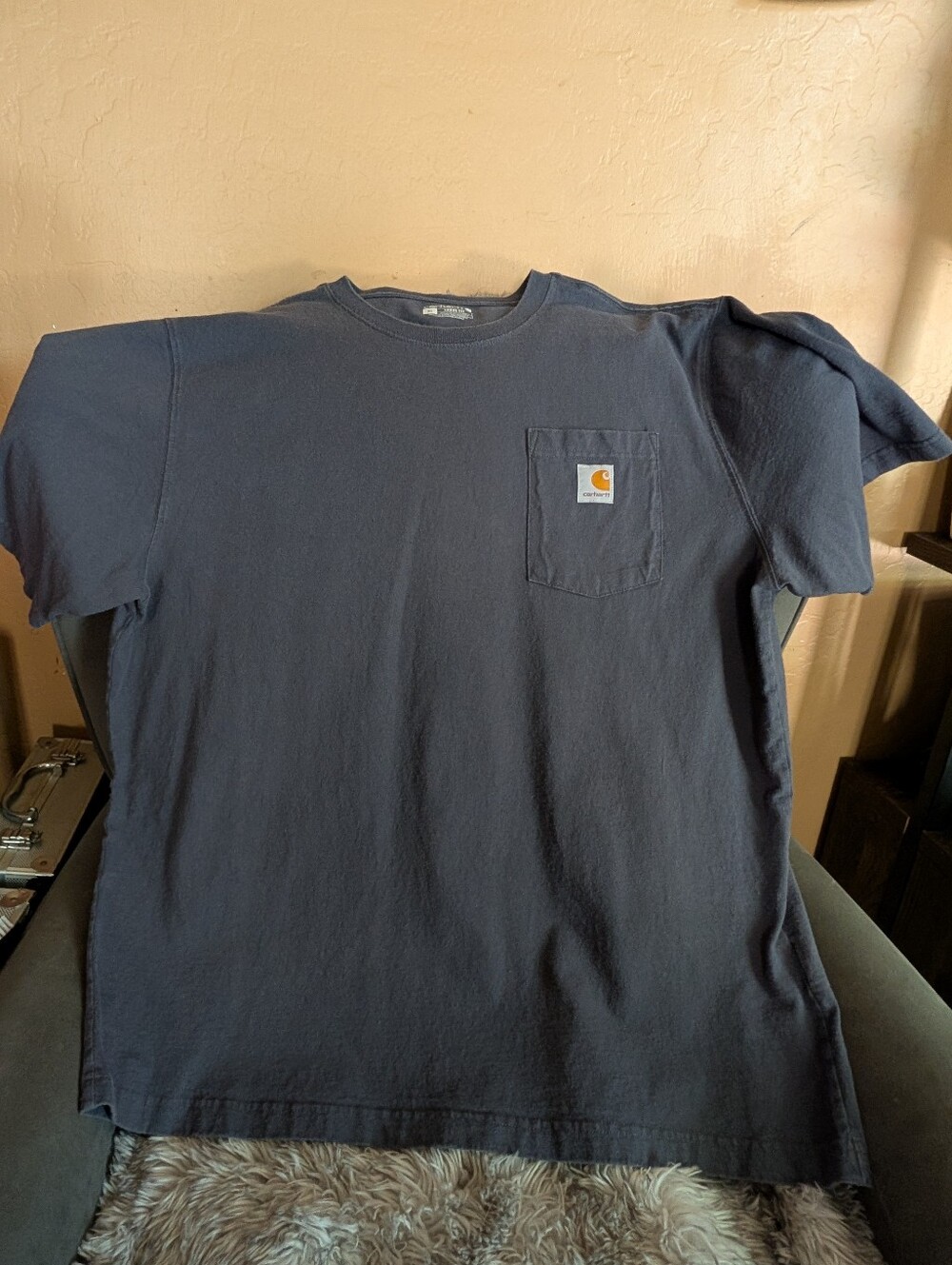 Carhartt Men’s Dark Navy Pocket Tee